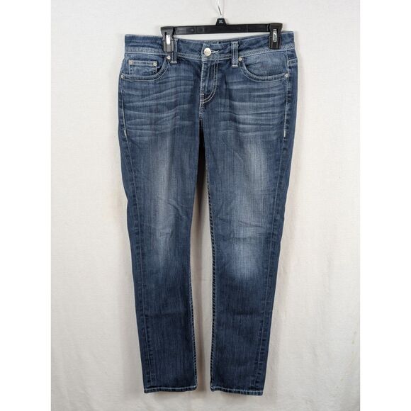 BKE Denim - BKE Denim Harper Skinny Stretch Embroidered Jeans Women's Size 27R